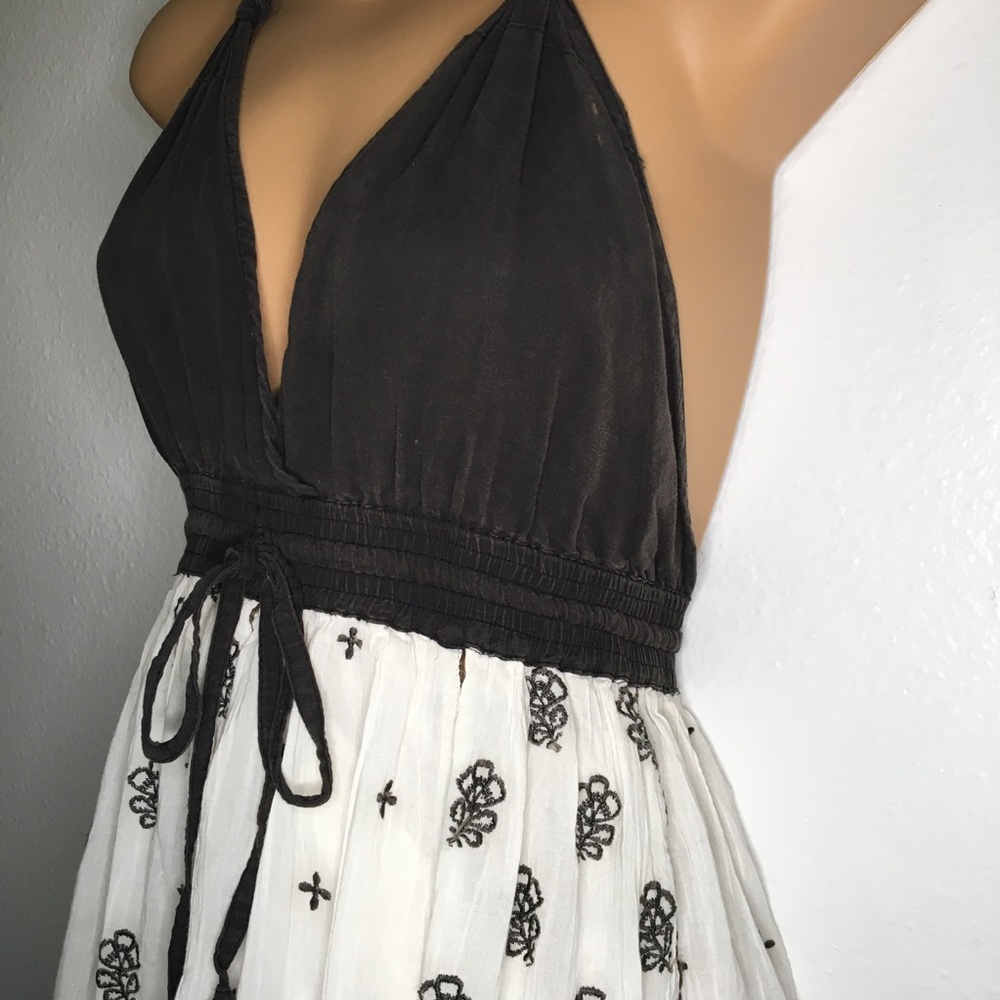 ANTHROPOLOGY LITHE Boho halter dress - Picture 3 of 16